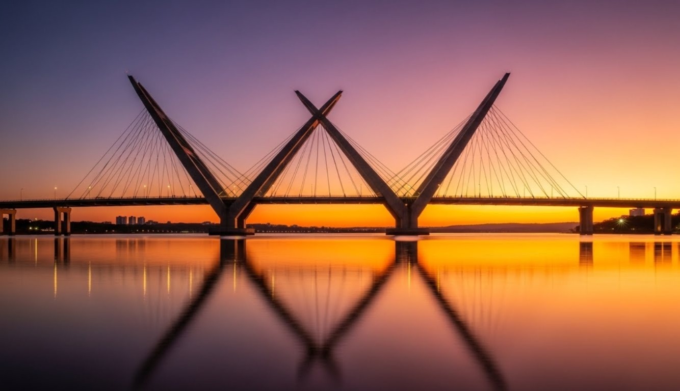 Para quem vive na capital, ela é conhecida carinhosamente como a '3ª ponte', mas para o mundo, tornou-se um exemplo de arquitetura contemporânea / ImageFX