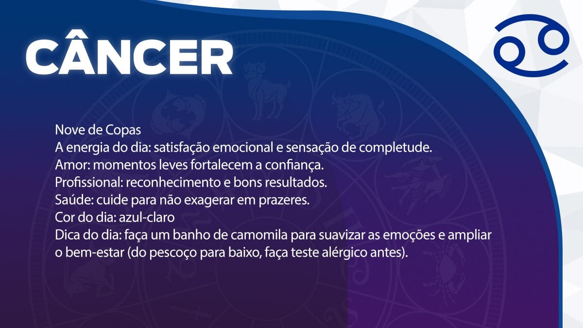 Previsão para Câncer / Arte/DL