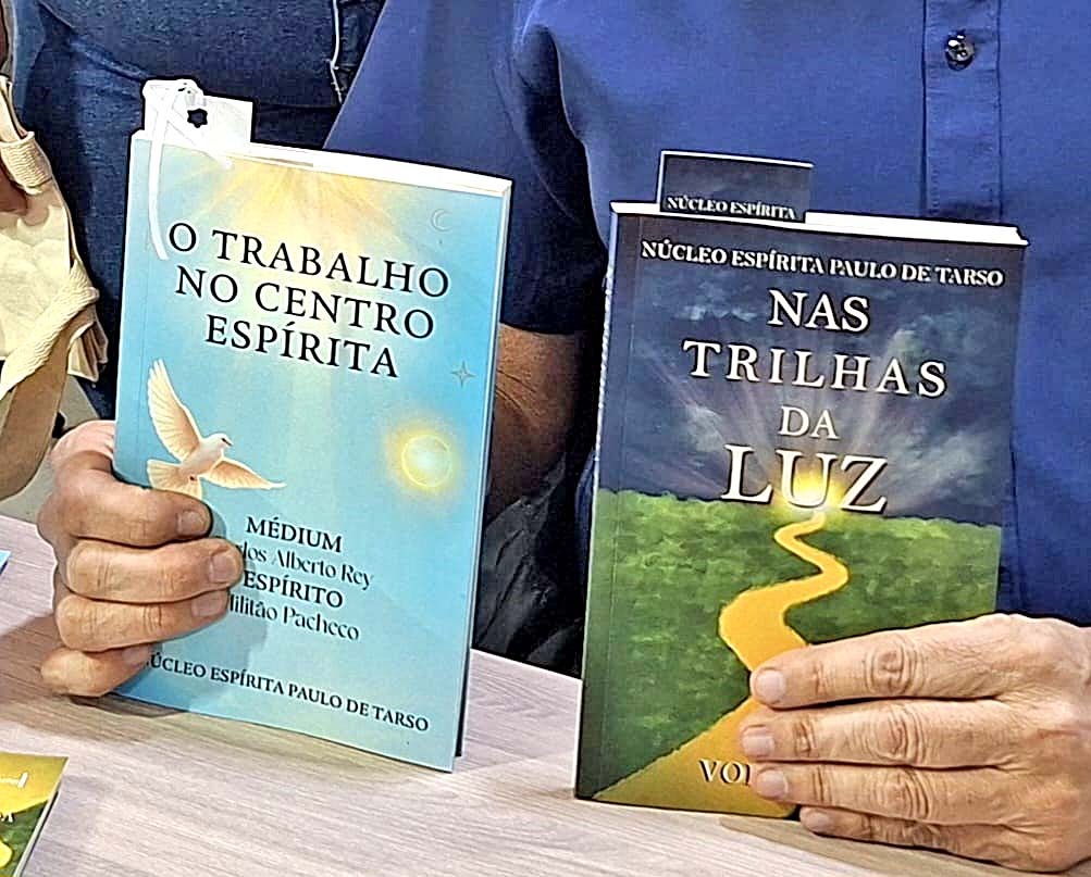 Livros de Carlos Rey pelo Espírito Militão Pacheco/Núcleo Espírita Paulo de Tarso