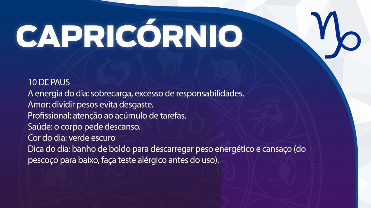 Previsão para Capricórnio / Arte/DL