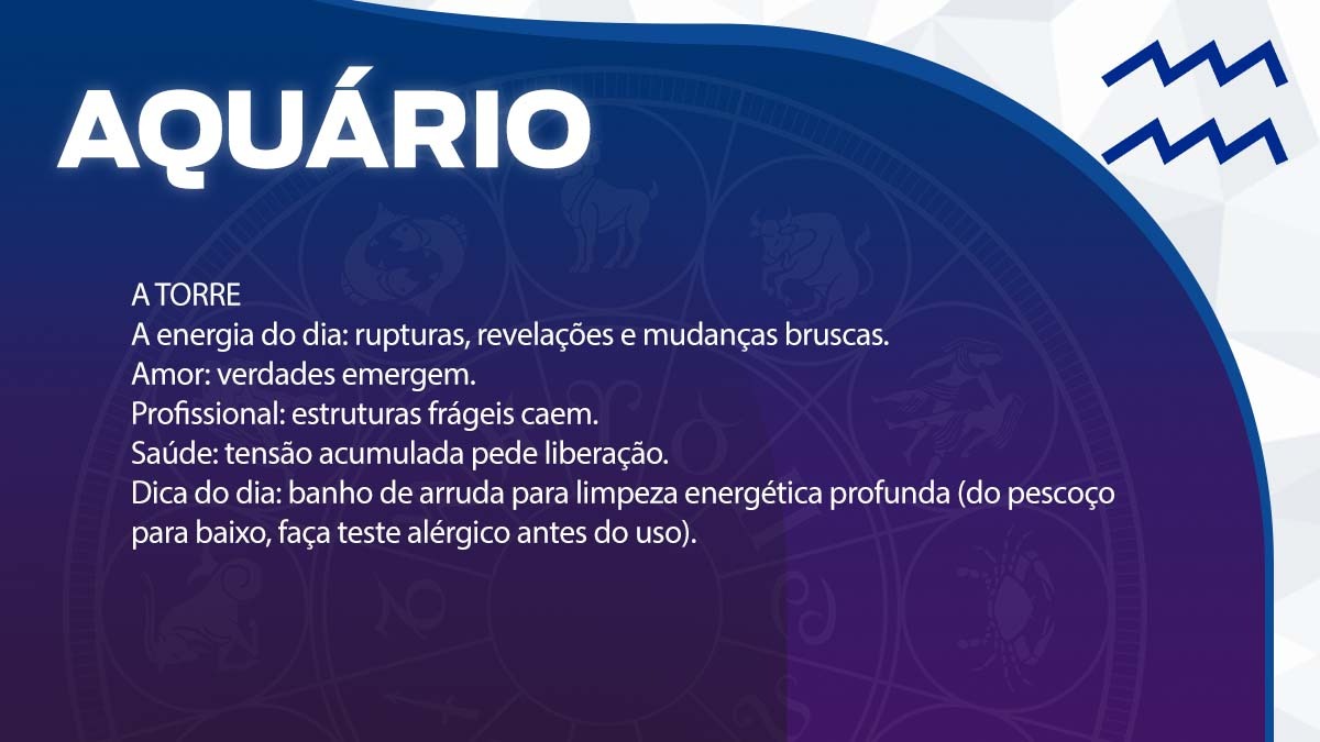 Previsão para Aquário / Arte/DL