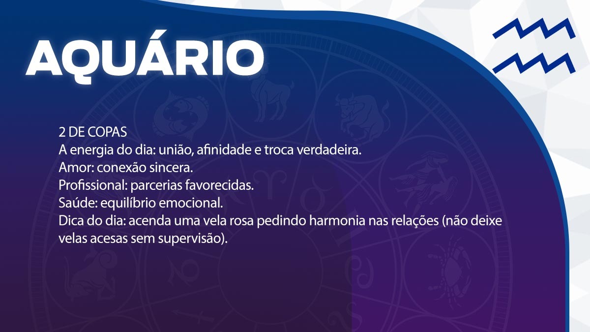 Previsão para Aquário / Arte/DL