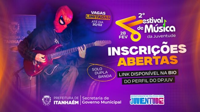 Além de dar visibilidade a novos artistas, o evento valoriza a expressão artística e a participação juvenil no município