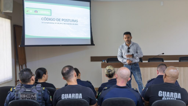Treinamento realizado entre os dias 26 e 28 de janeiro, no prédio do CIESP, capacitou agentes da Guarda Municipal de Cubatão para a fiscalização das posturas municipais