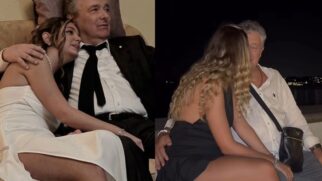 Após ser acusada de buscar segurança financeira, Minea Pagni conta detalhes da união com Massimo, de 60 anos, e revela como o romance começou.