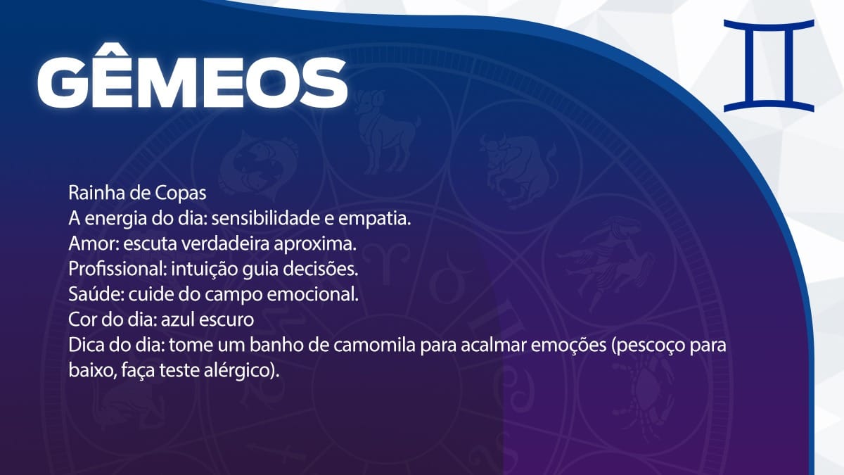 Previsão para Gêmeos / Arte/DL