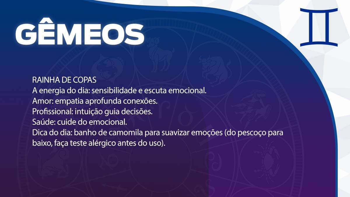 Previsão para Gêmeos / Arte/DL