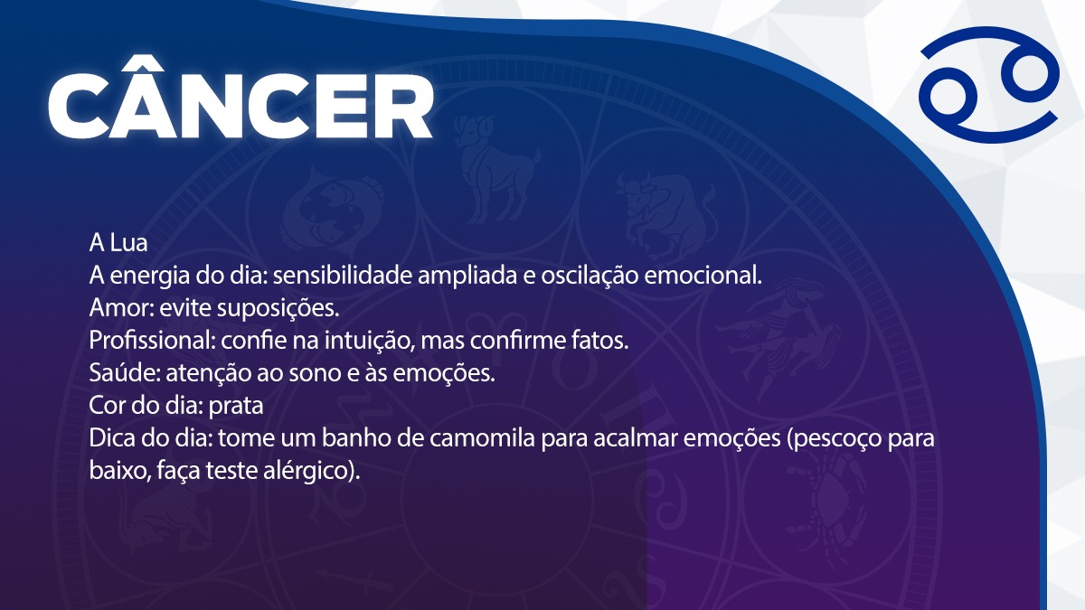 Previsão para Câncer / Arte/DL