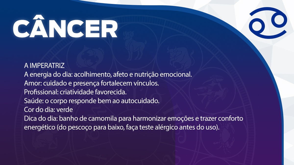 Previsão para Câncer / Arte/DL