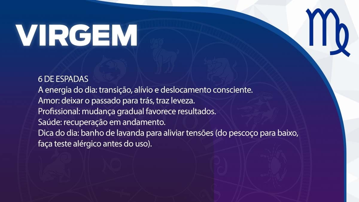 Previsão para Virgem / Arte/DL