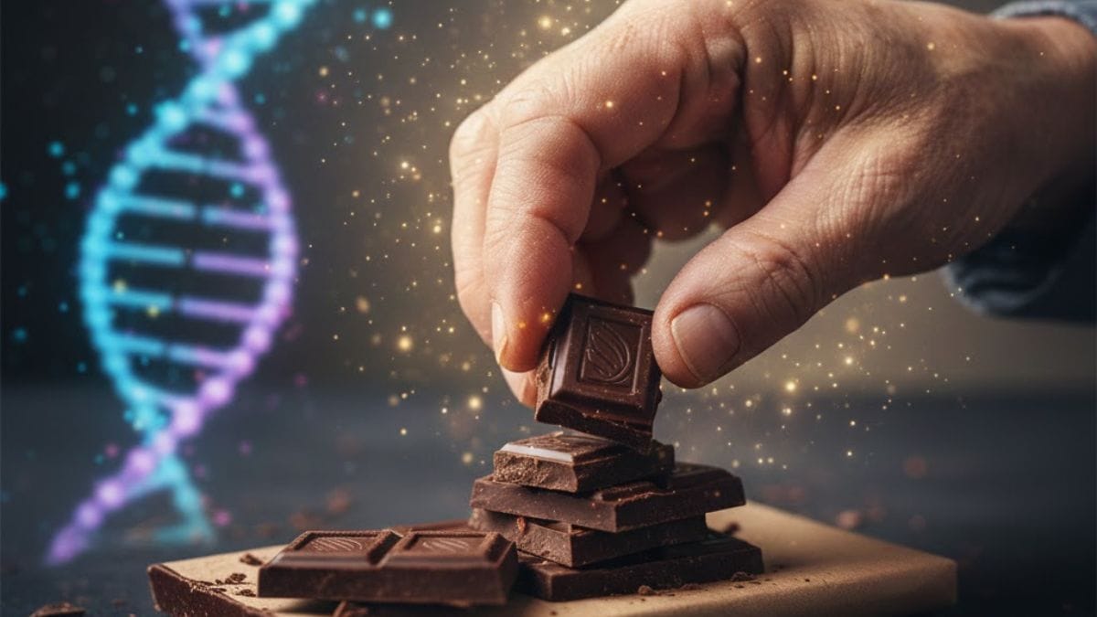 Cientistas identificaram benefícios em pessoas com índices elevados de teobromina na corrente sanguínea (Imagem Gerada por IA/ Google Gemini)