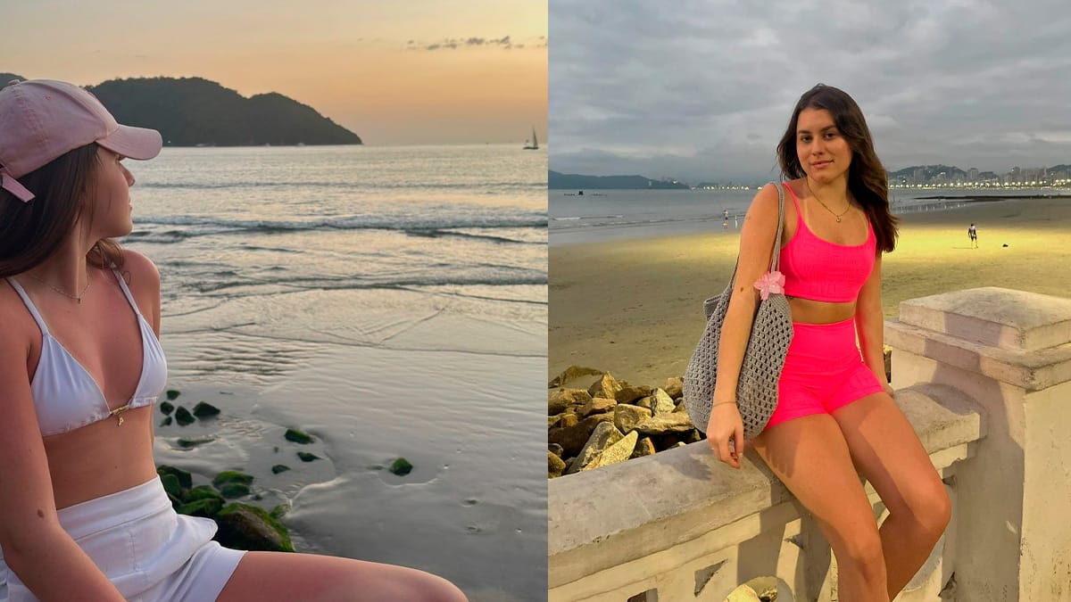 Aos 22 anos, Isabela Nais, natural de Dois Córregos (SP), a cerca de 400 quilômetros de Santos, mudou-se para o litoral em busca de formação acadêmica. Reprodução/Arquivo Pessoal