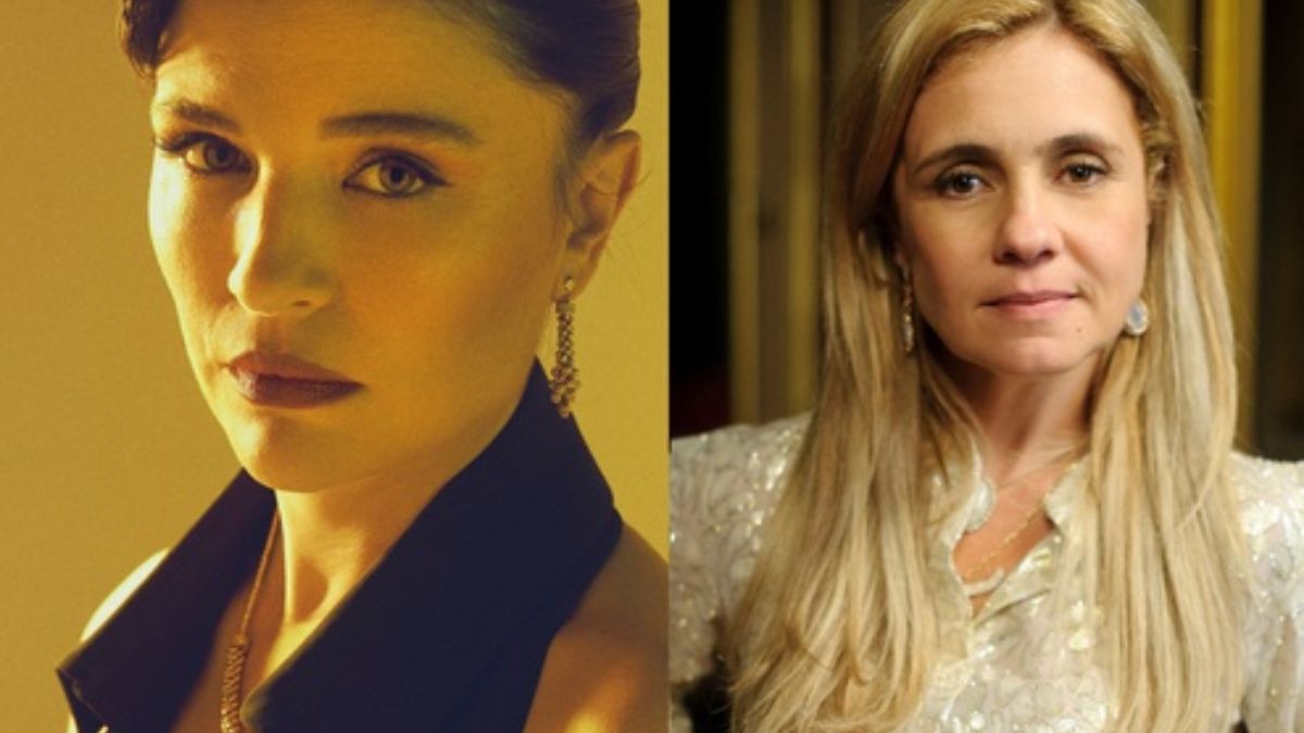 Nur (Gonca Vuslateri) e Carminha (Adriana Esteves)/Reprodução