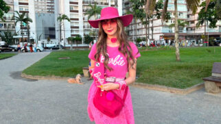 A "Barbie santista", Bibi Meletti, de 28 anos, estudante de tradução, chama atenção pelo estilo ousado e pela semelhança com a boneca mais famosa do mundo.