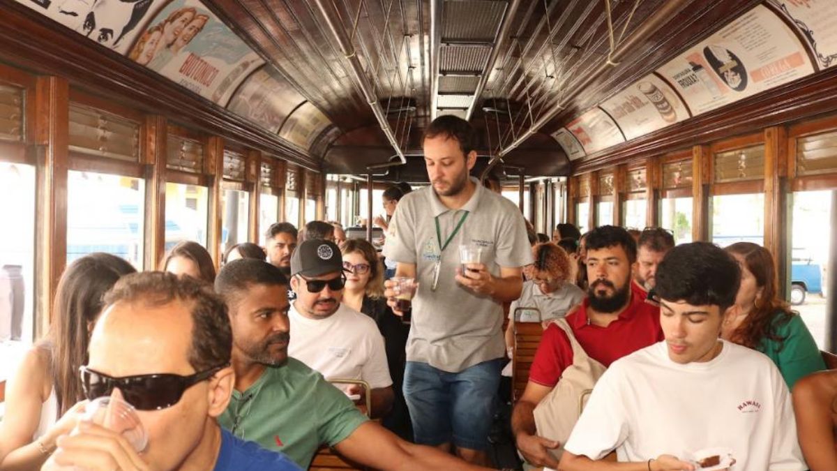 O bonde temático da Rota da Cerveja Artesanal vai celebrar os 480 anos de Santos
