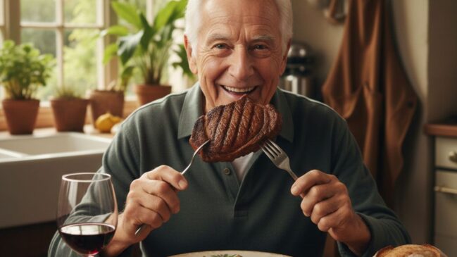 Pessoas que consomem carne podem ter mais chances de chegar aos 100 anos