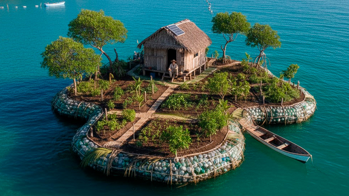 A ideia por trás da ilha é simples, mas muito inteligente