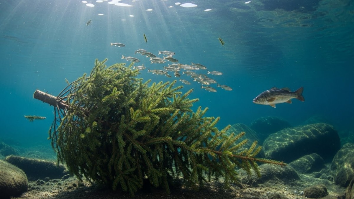 No fundo dos lagos, as árvores servem como base para a formação de novos ecossistemas / ImageFX