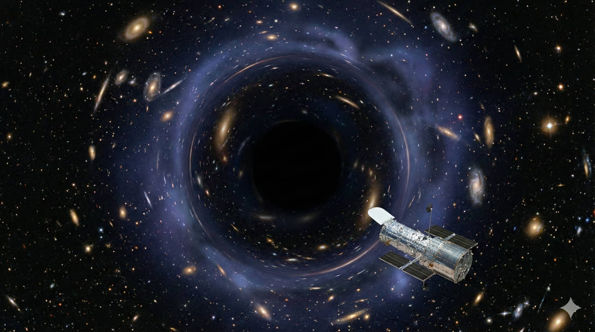 O telescópio Hubble e o