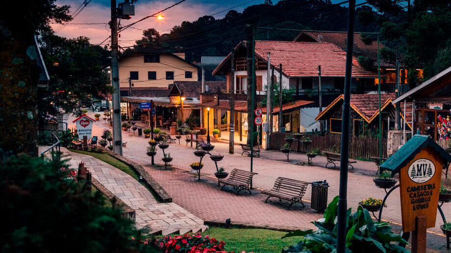 O clima frio e a possibilidade de geadas atraem turistas principalmente no inverno. Divulgação/Prefeitura Camanducaia