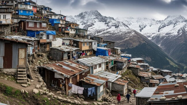Em uma das economias mais ricas do mundo, a precariedade existe, mas assume contornos muito diferentes daqueles observados em regiões marcadas pela miséria extrema