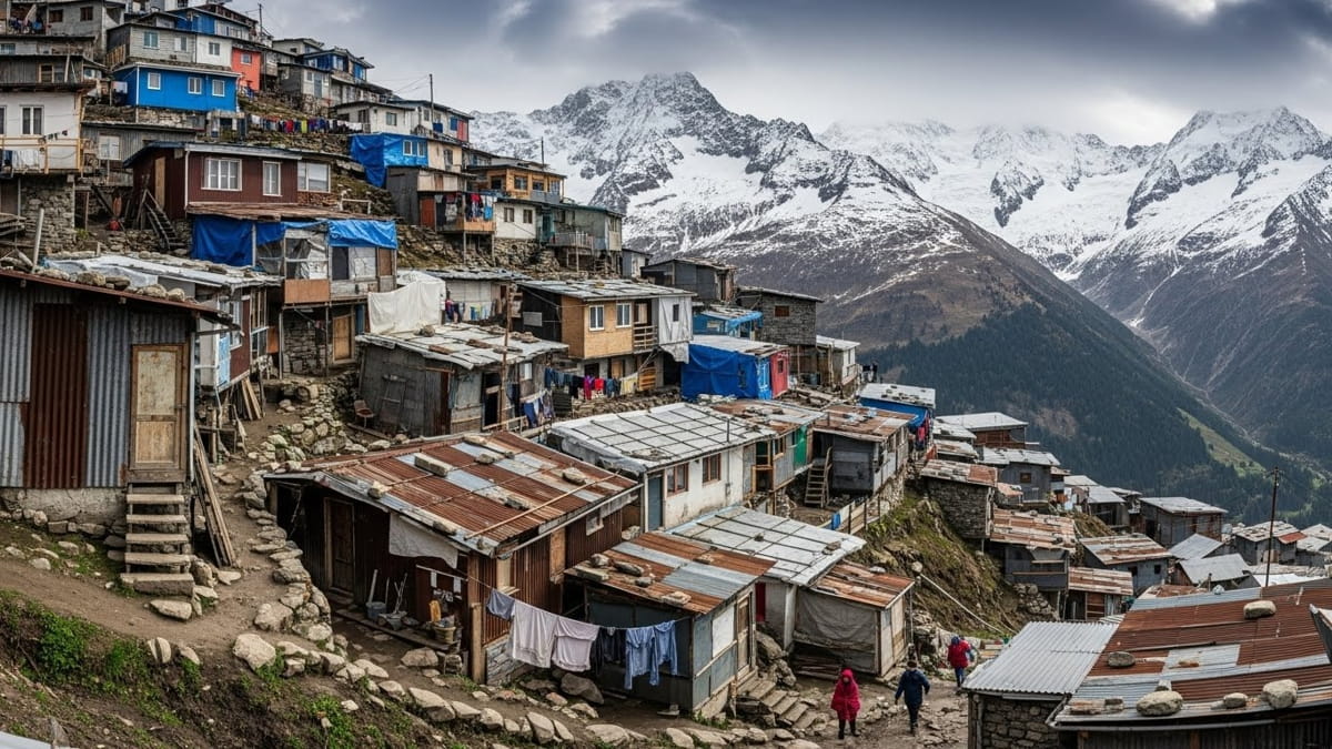 Em uma das economias mais ricas do mundo, a precariedade existe, mas assume contornos muito diferentes daqueles observados em regiões marcadas pela miséria extrema