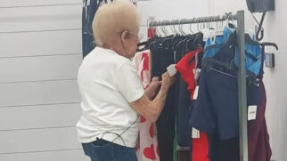 A idosa afirmou que não sabia da organização da campanha
