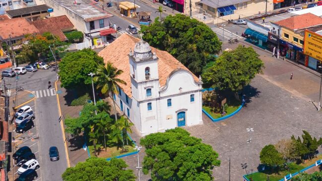 Igreja Matriz, um dos mais importantes patrimônio histórico, passa por obras de restauro em Itanhaém