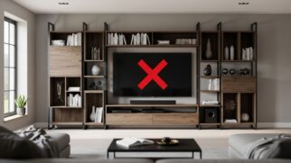 Houve um tempo em que os móveis robustos eram essenciais para sustentar TVs pesadas