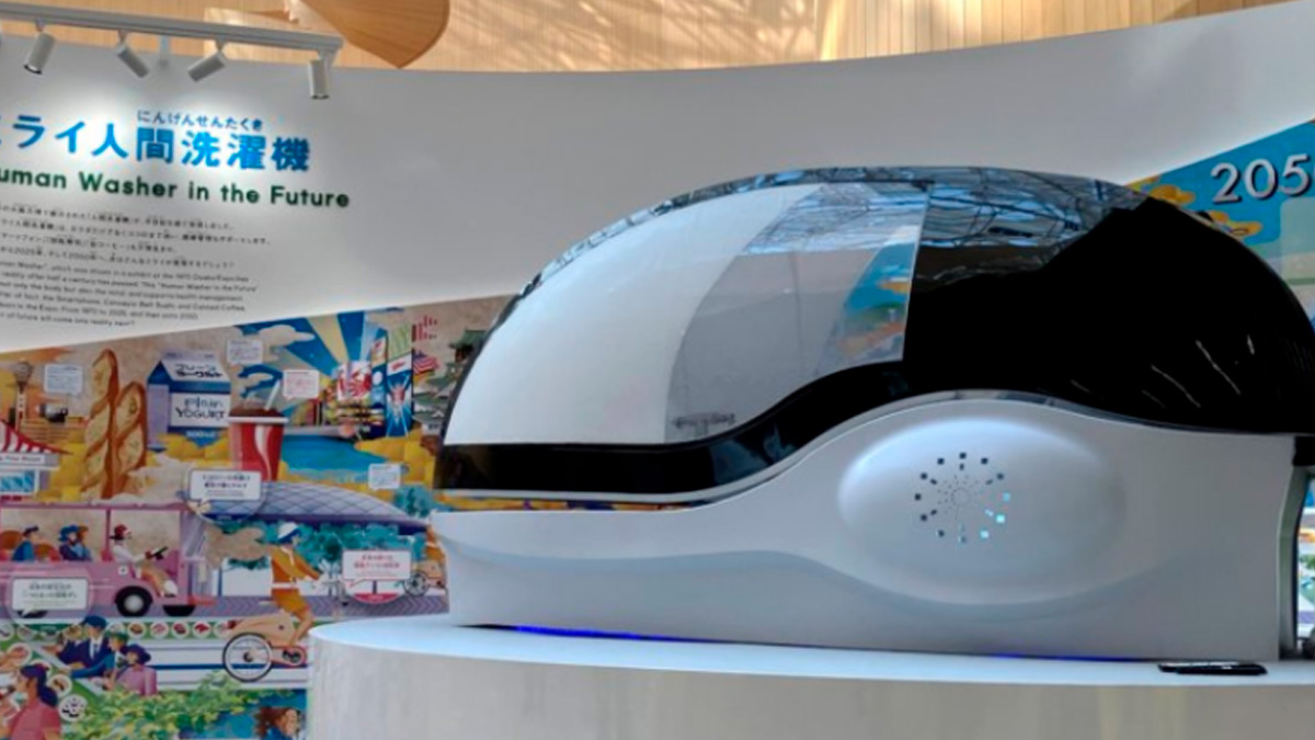 Imagine uma máquina capaz de lavar o corpo humano com roupa e tudo