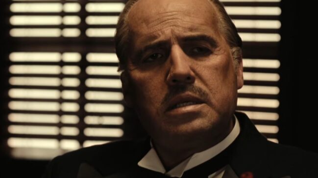 Marlon Brando em cena de 'O Poderoso Chefão'