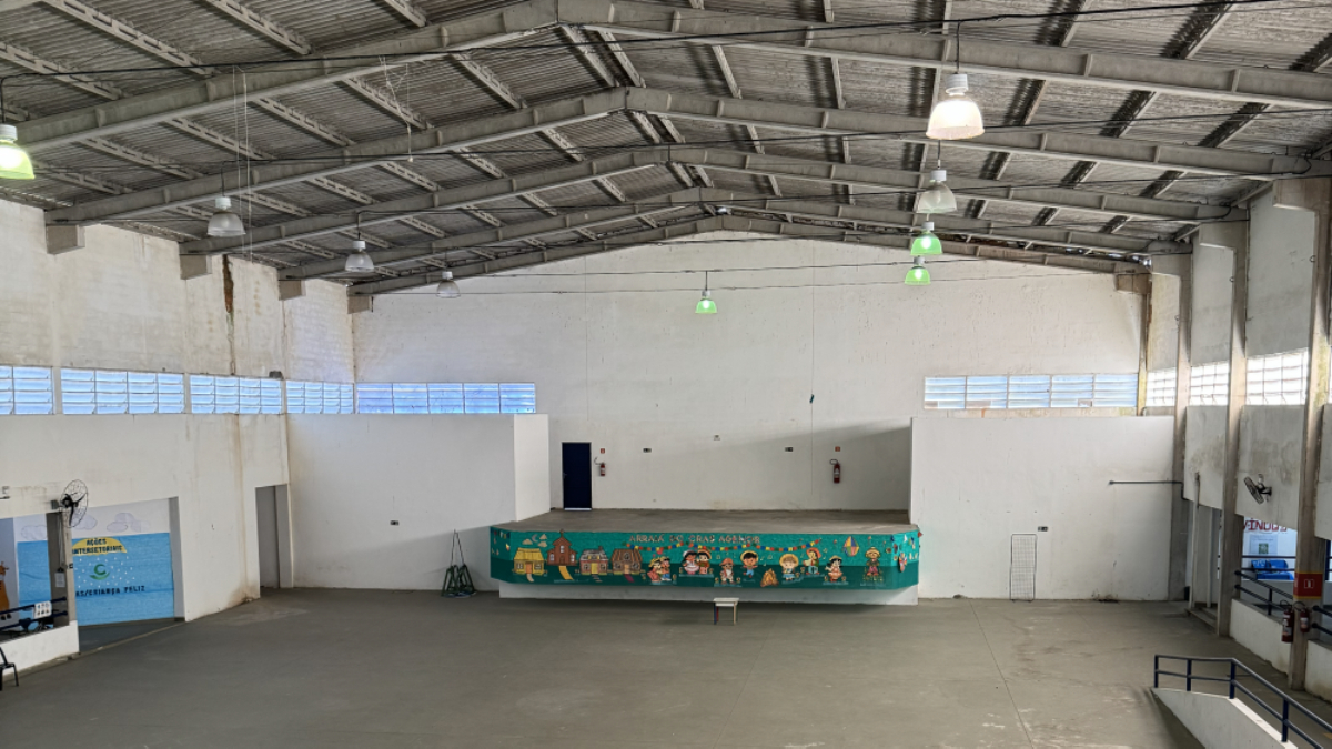 O local foi originalmente concebido para ser um Centro de Tradições Nordestinas