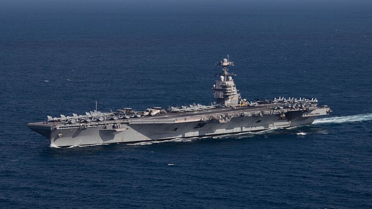 Sistema de esgoto do navio bilionário Gerald R. Ford falha constantemente e exige reparações diárias/Wikipédia