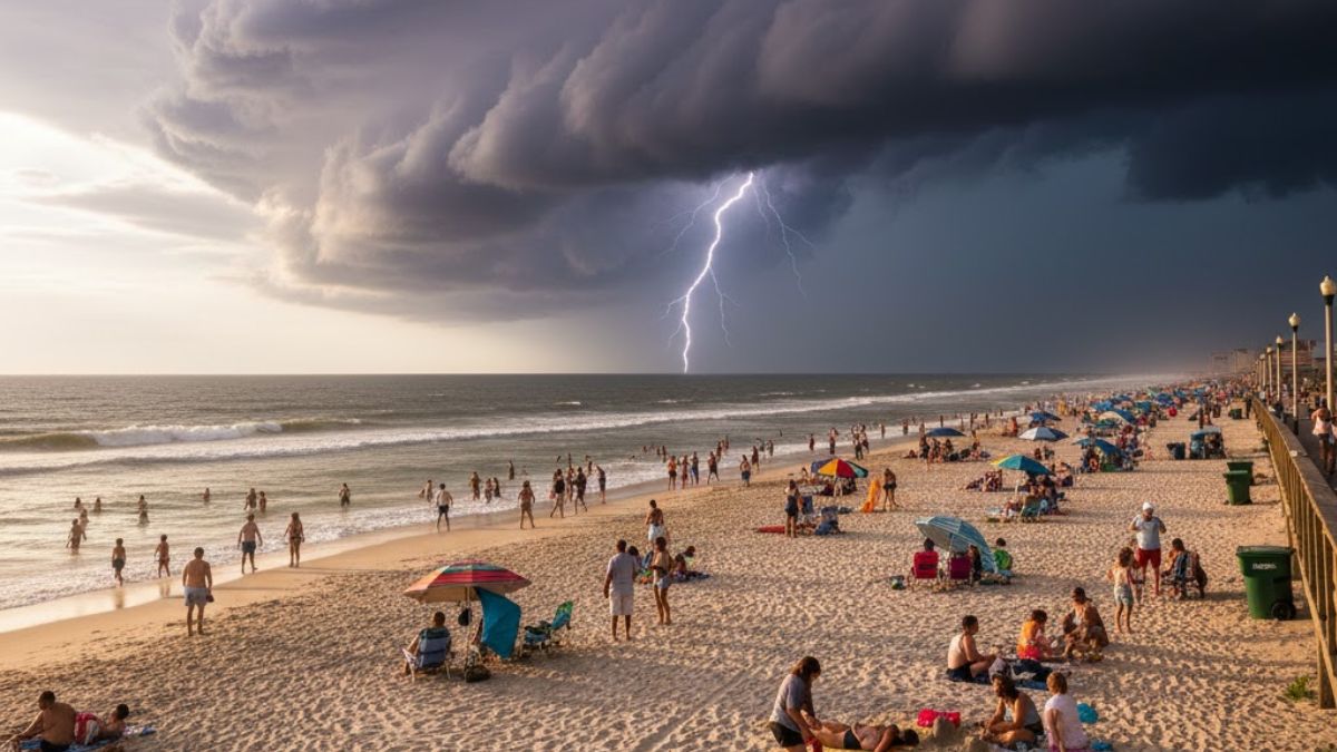 Os dias de praia e calor vão dar um tempo neste final de semana, onde as temperaturas terão um grande variação (Google Gemini/Imagem Gerada por IA)