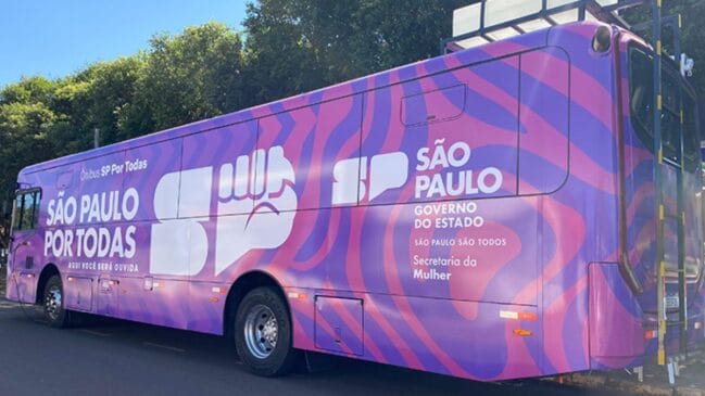 O Ônibus 'SP Por Todas' está passando por diversas cidades do litoral sul e norte de São Paulo