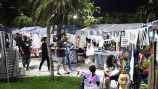 A FeirArte Boqueirão será montada no calçadão da praia, em frente à Avenida Conselheiro Nébias