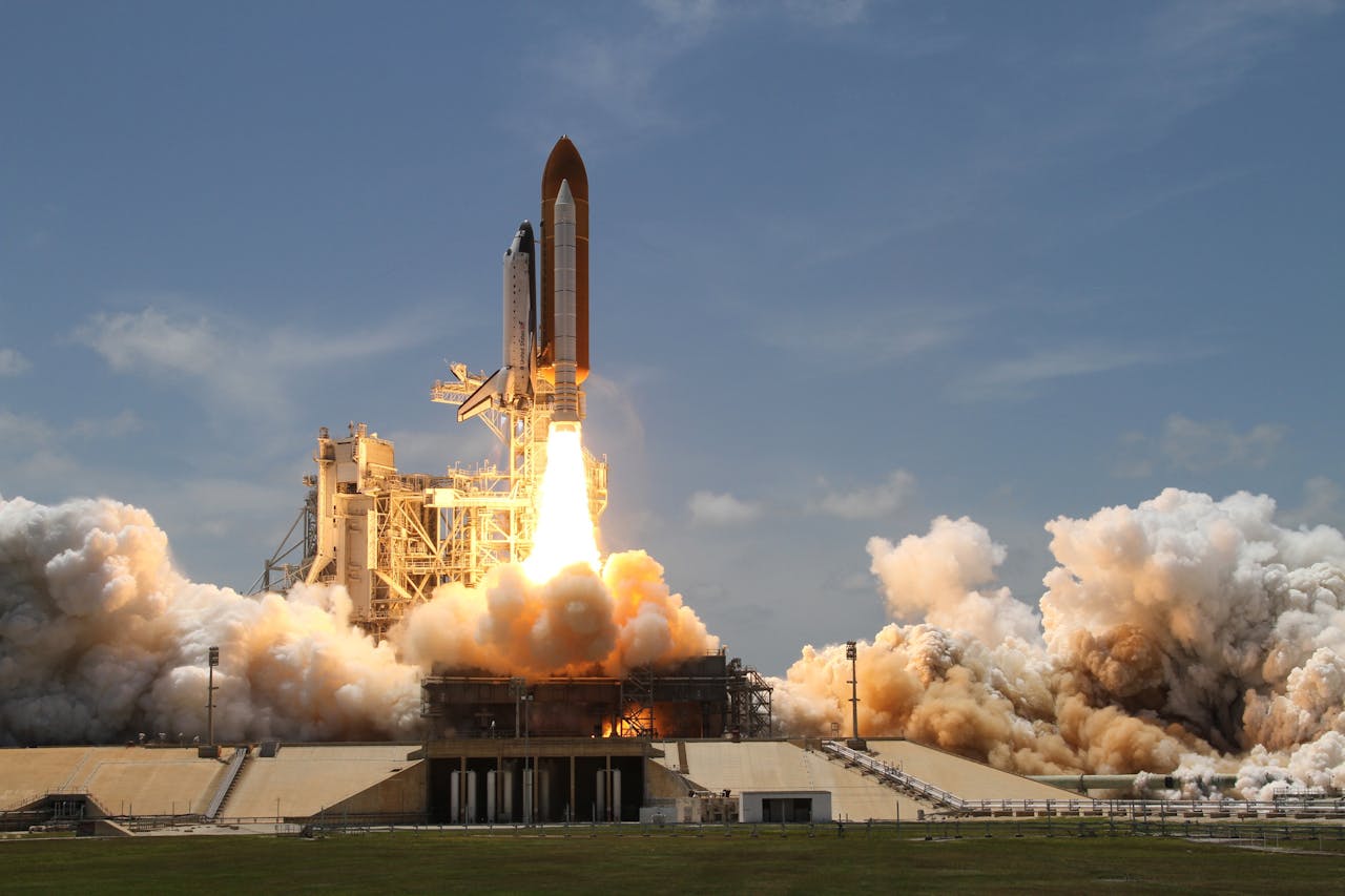 Lançamento de um foguete nos dias atuais / NASA