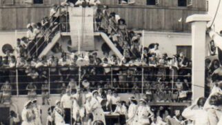 Um dos navios que partiram da Europa com imigrantes rumo ao Porto de Santos, trazendo milhares de pessoas com sonhos e muitos planos