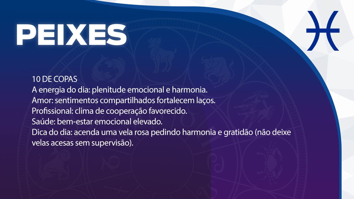 Previsão para Peixes / Arte/DL