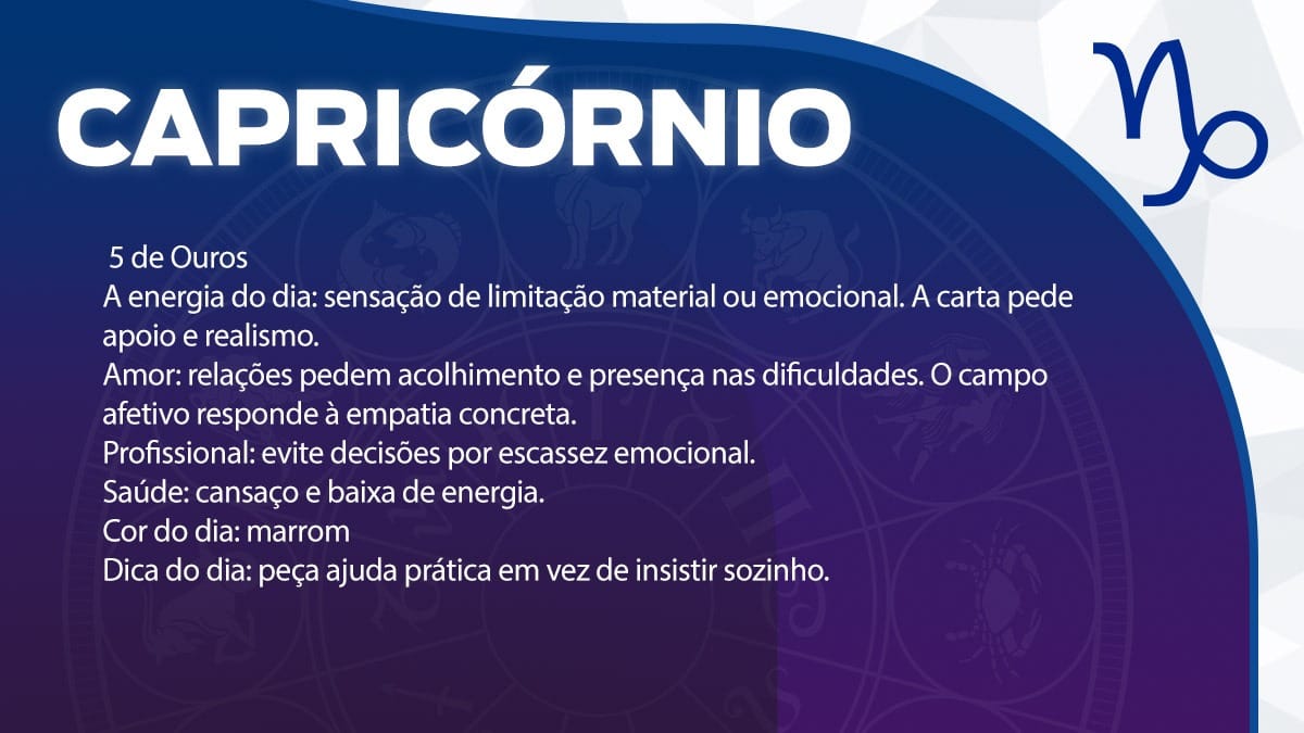 Previsão para Capricórnio / Arte/DL