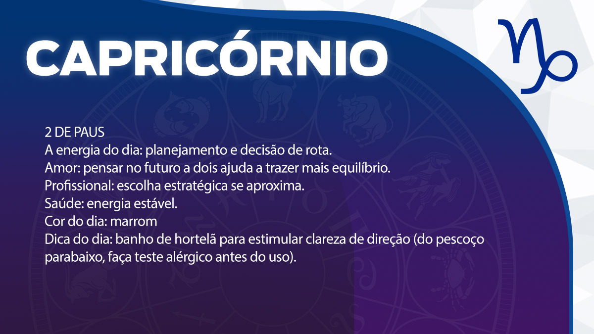 Previsão para Capricórnio / Arte/DL