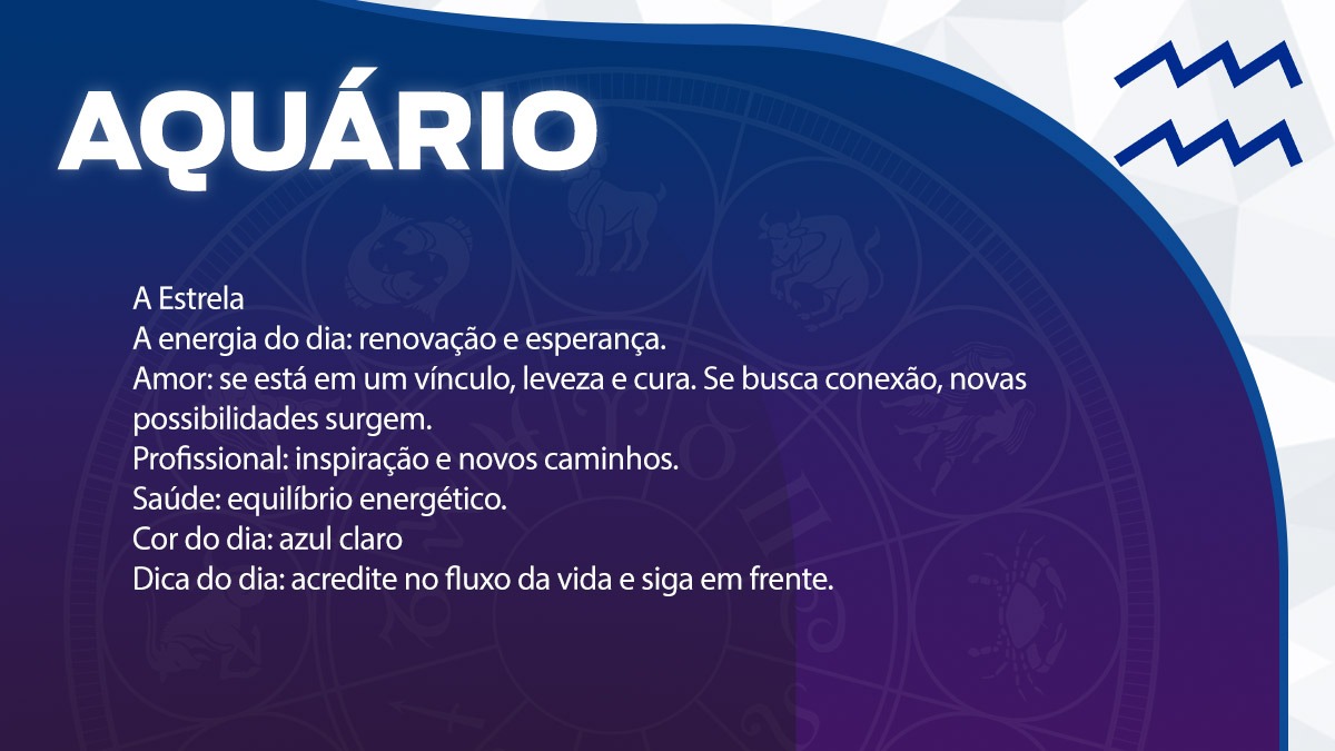 Previsão para Aquário / Arte/DL