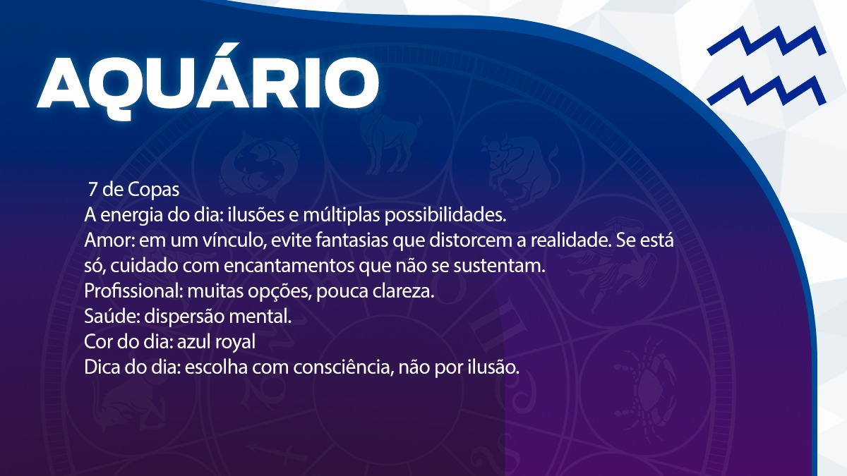 Previsão para Aquário / Arte/DL
