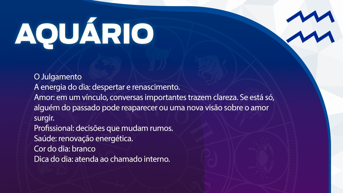 Previsão para Aquário / Arte/DL