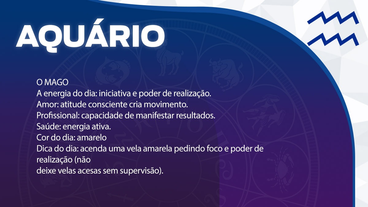 Previsão para Aquário / Arte/DL