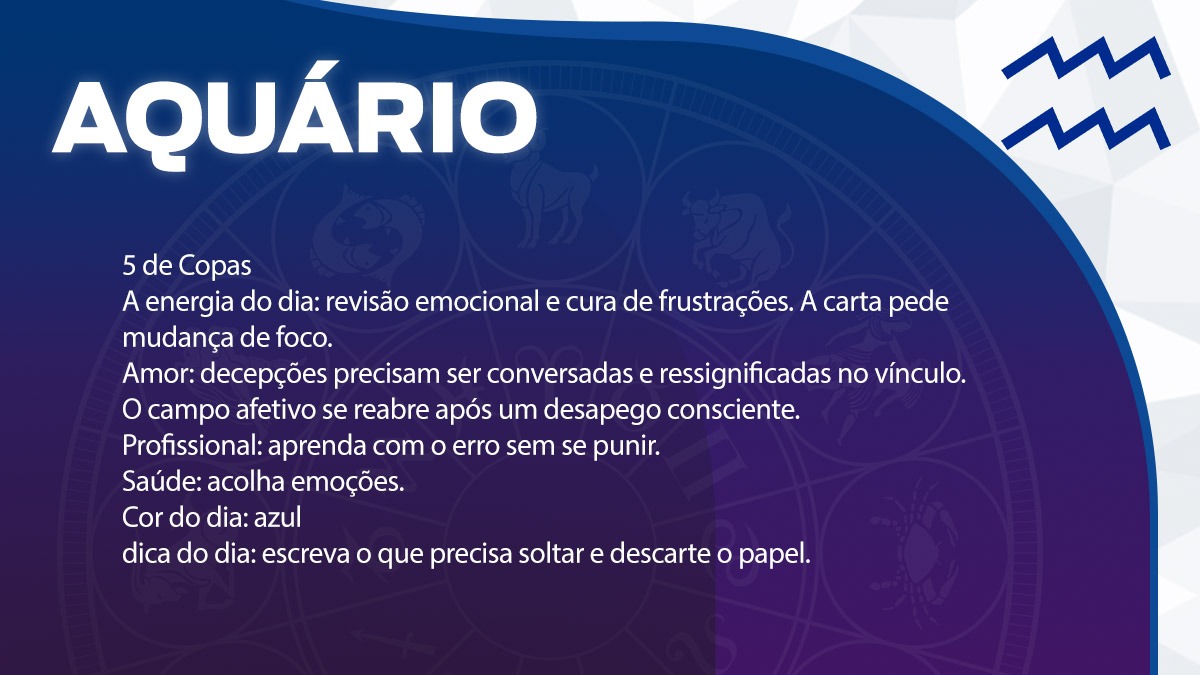 Previsão para Aquário / Arte/DL