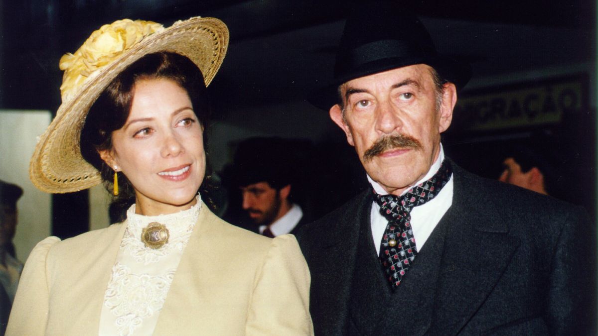 Francesco (Raul Cortez) e Janete (Ângela Vieira)/Globo