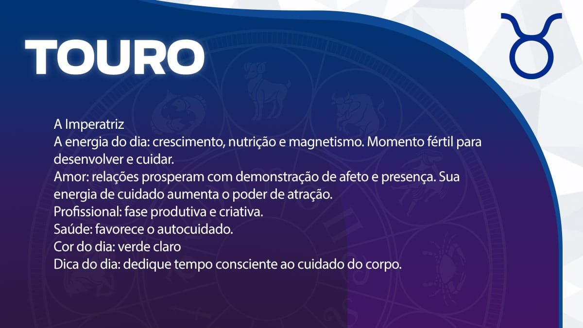 Previsão para Touro / Arte/DL