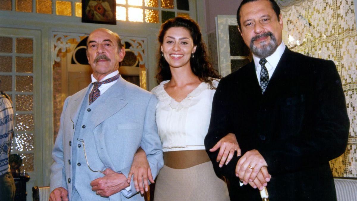 Raul Cortez, Maria Fernanda Cândido, Antonio Fagundes (Francesco, Paola, Gumercindo)/Globo