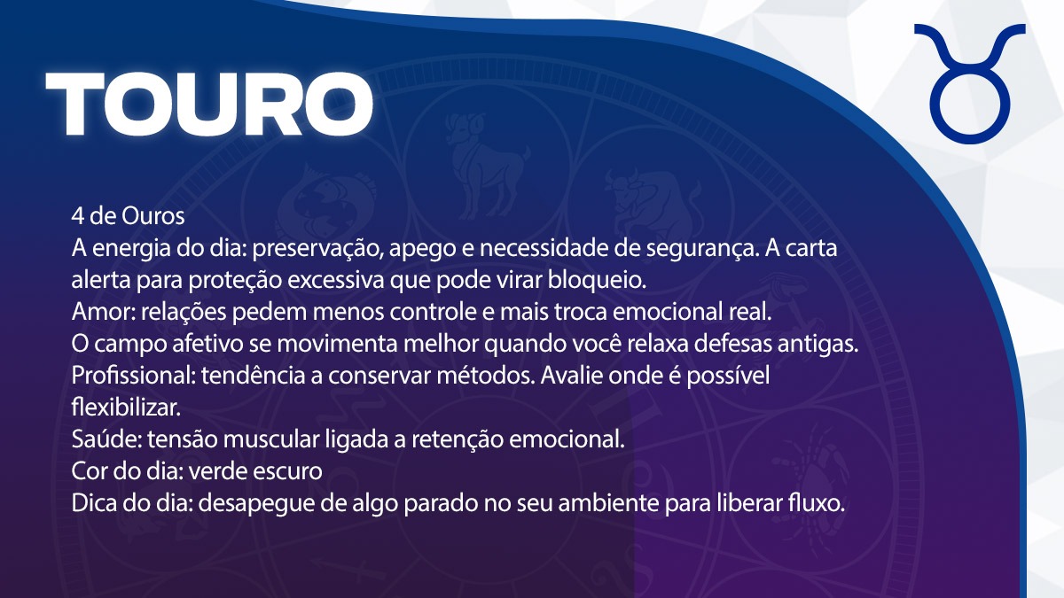 Previsão para Touro / Arte/DL